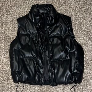 SHEIN Black Puffer Vest